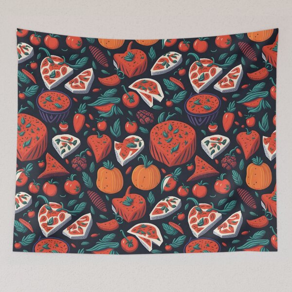Item preview, Italian food, foods of the world, vector pattern designed and sold by MudbloodStore.