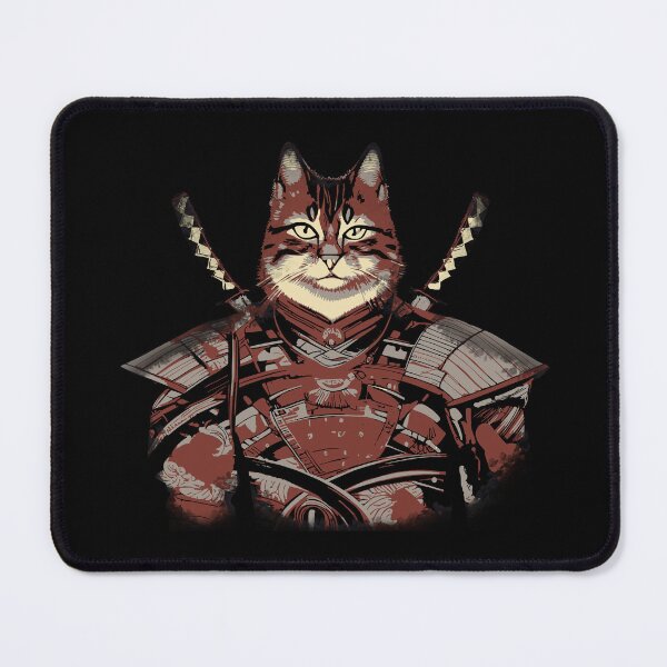 Item preview, Cat Samurai Warrior Japanese designed and sold by JoseloRochaArt.