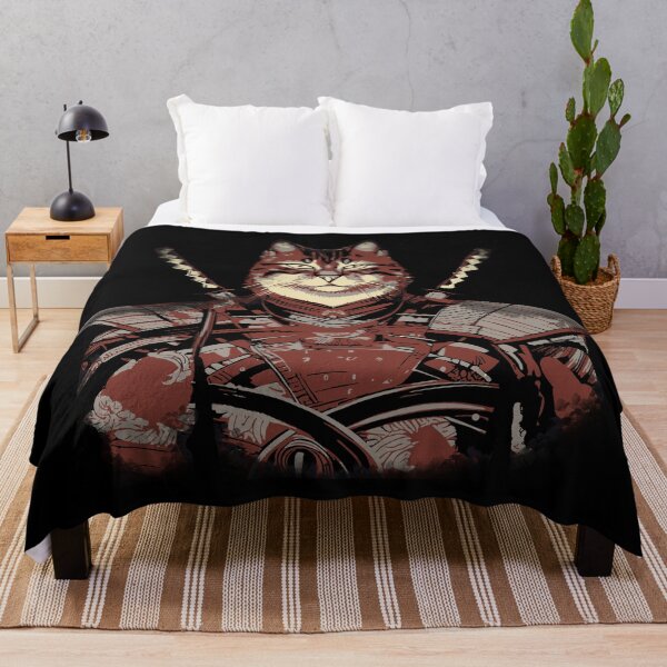 Item preview, Cat Samurai Warrior Japanese designed and sold by JoseloRochaArt.