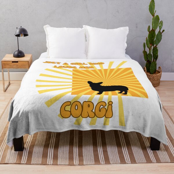 Item preview, Just a girl who loves her corgi starburst design designed and sold by BrinaandPops.