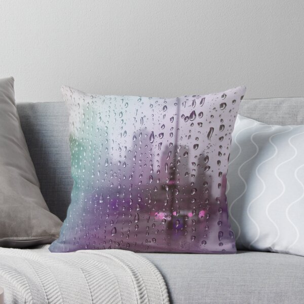 Item preview, Downtown Minneapolis Rain Purple Blue designed and sold by madeadventurous.