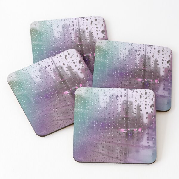 Item preview, Downtown Minneapolis Rain Purple Blue designed and sold by madeadventurous.