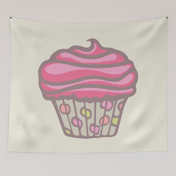 Item preview, POLKA DOT CUPCAKE DREAMS in PINK - UnBlink Studio by Jackie Tahara designed and sold by Jackie Tahara of UnBlink Studio.