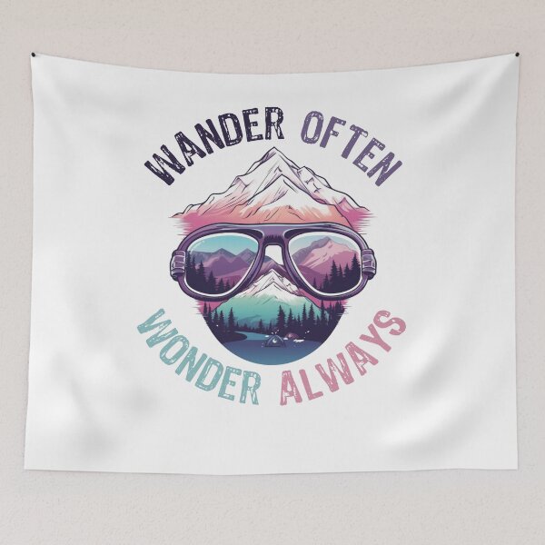 Item preview, Wander often wonder always designed and sold by DarkwoodLab.
