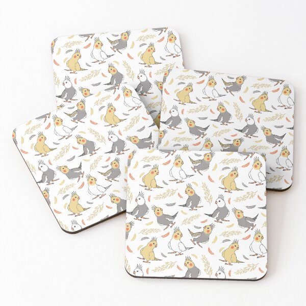 Item preview, Cute Cockatiel Pattern designed and sold by OllieSuzieSunny.