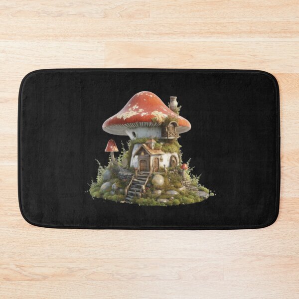 Item preview, fantasy little mushroom house designed and sold by CRAZY&ART.