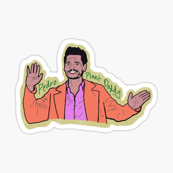 Item preview, Pedro Pascal Sticker designed and sold by funkyfreshart4.