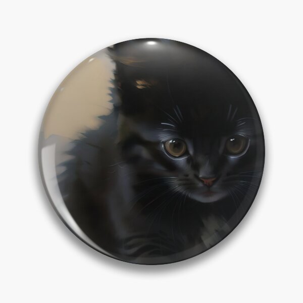 Item preview, Feline Elegance: A distinguished kitty oil painting designed and sold by KH-GardenEden.