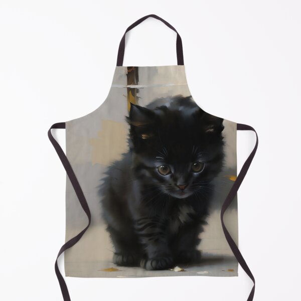 Item preview, Feline Elegance: A distinguished kitty oil painting designed and sold by KH-GardenEden.