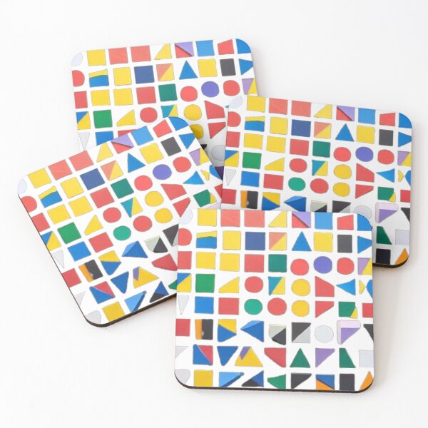 Item preview, geometric shapes of various colors  designed and sold by JaroDesign2023.