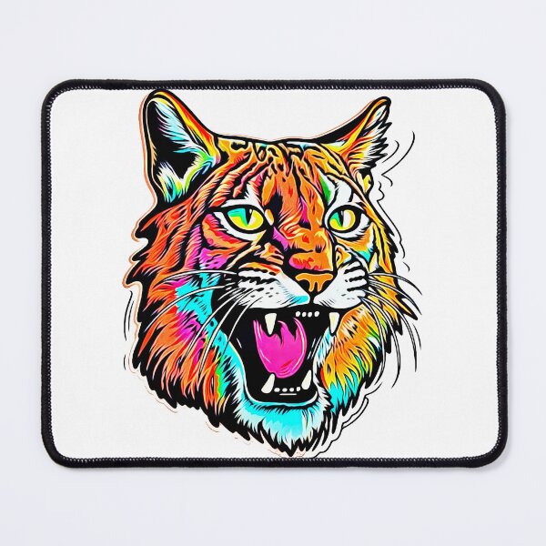 Item preview, Lynx head colored cat head designed and sold by umfhn.