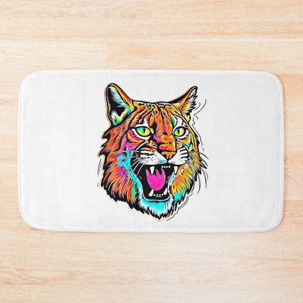 Item preview, Lynx head colored cat head designed and sold by umfhn.