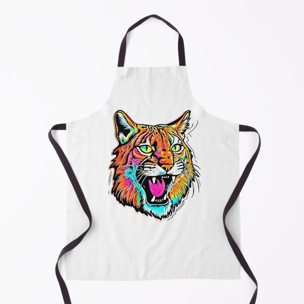 Item preview, Lynx head colored cat head designed and sold by umfhn.