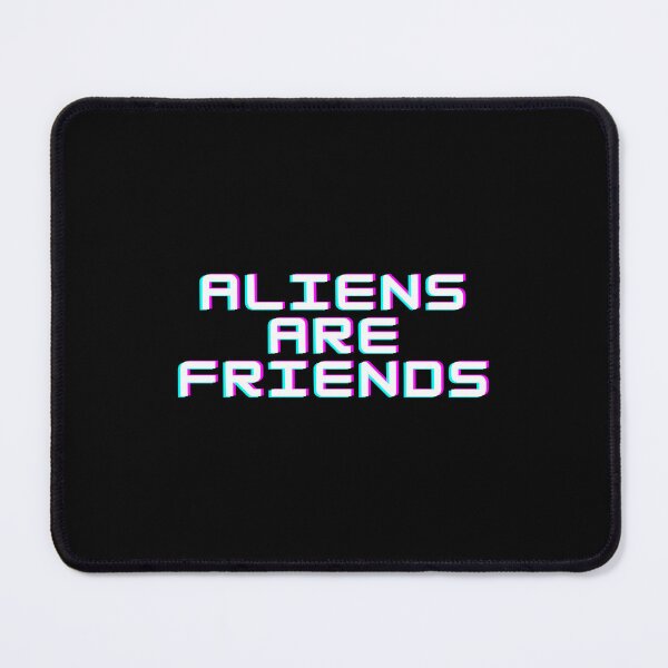 Item preview, Aliens Are Friends print designed and sold by SaharaMoon.