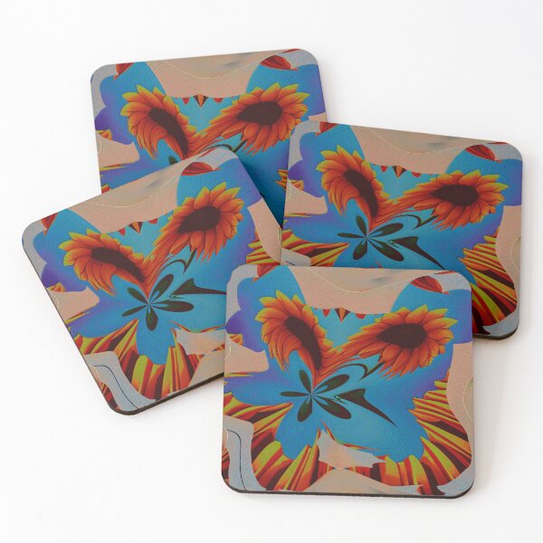 Item preview, *FUNNY RABBIT SUNFLOWER ABSTRACT PAINTING* designed and sold by Ralek.