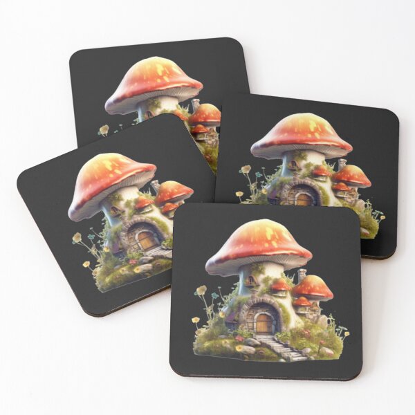 Item preview, Fantasy little mushroom house designed and sold by CRAZY&ART.