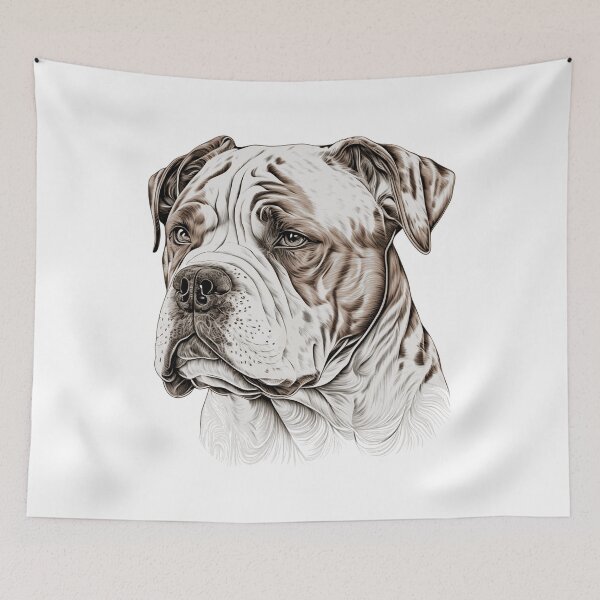 Item preview, American Bulldog designed and sold by Graffeine Art.