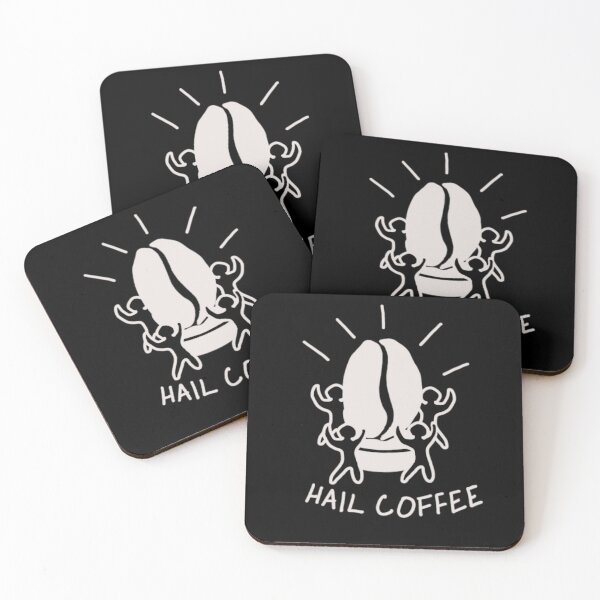 Item preview, Hail Coffee in white designed and sold by Sketchesbyrook.