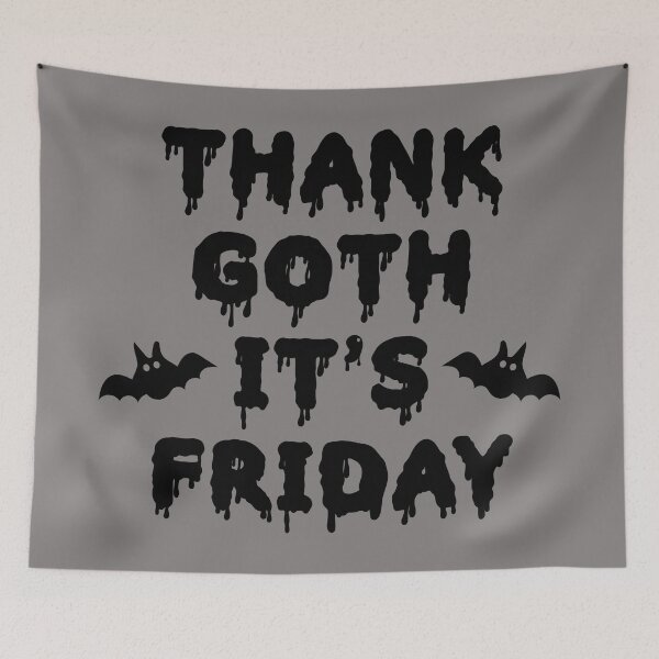Item preview, Thank Goth It's Friday  designed and sold by sasyall.