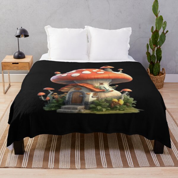 Item preview, Fantasy little mushroom house designed and sold by CRAZY&ART.
