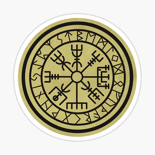 Item preview, Vegvisir - Norse Compass designed and sold by PyroPlumis.