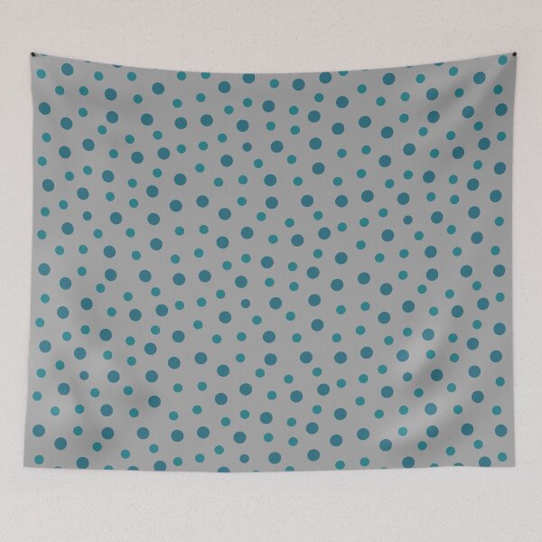 Artikelvorschau, Polka Dots Grey und Indigo Spotted Pattern entworfen und verkauft von SoccaTamam.