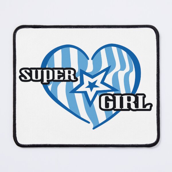 Item preview, Super girl blue heart with star designed and sold by drsaver.