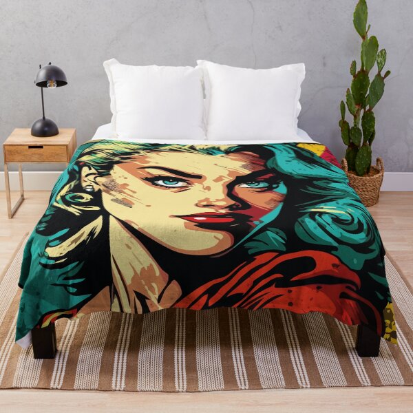 Item preview, Woman's face, pop art designed and sold by juancbp60.
