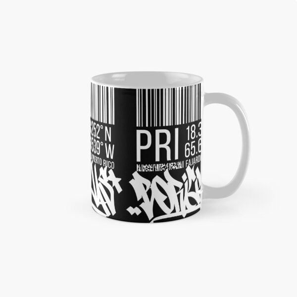 Aperçu de l'œuvre Fajardo, PR (blanc) créée et vendue par ICYMI-DZNS.