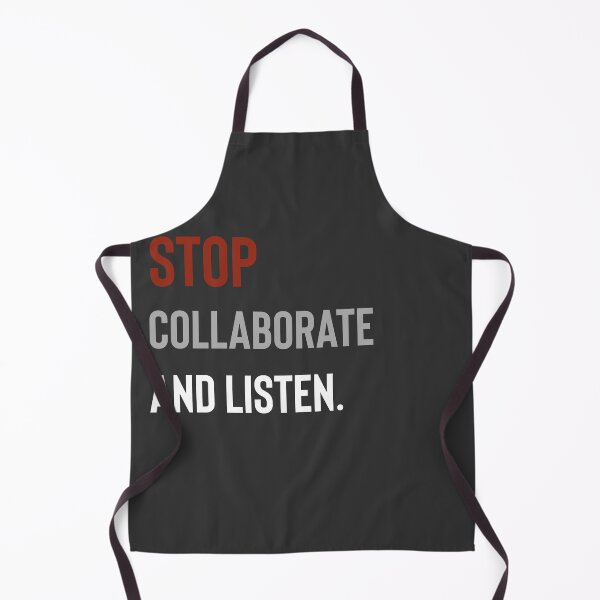 Item preview, Stop Collaborate and Listen designed and sold by Raw Creative Prints.
