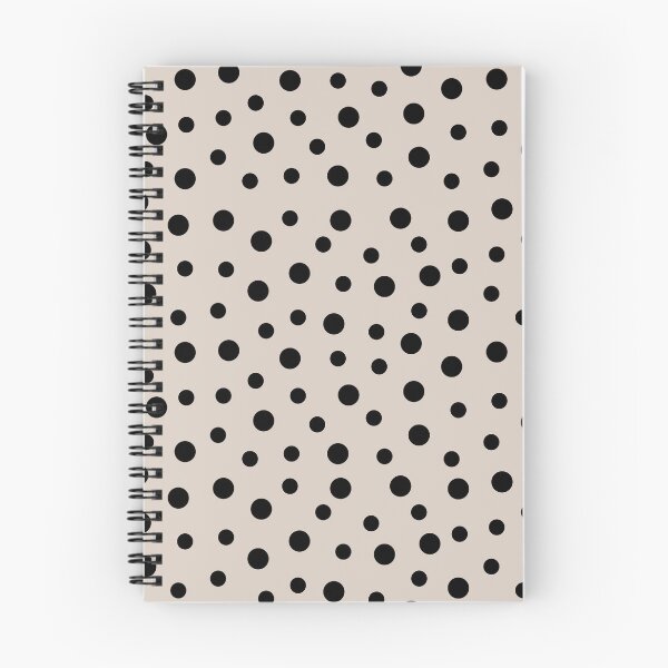 Item preview, Polka Dots Black and Beige Spotted Pattern designed and sold by SoccaTamam.