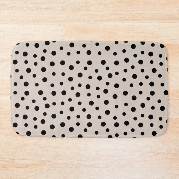 Item preview, Polka Dots Black and Beige Spotted Pattern designed and sold by SoccaTamam.
