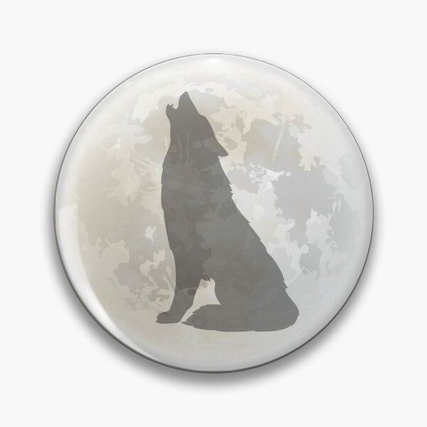 Item preview, Wolf Howling at Full Moon Silhouette  designed and sold by Robertworkshop.