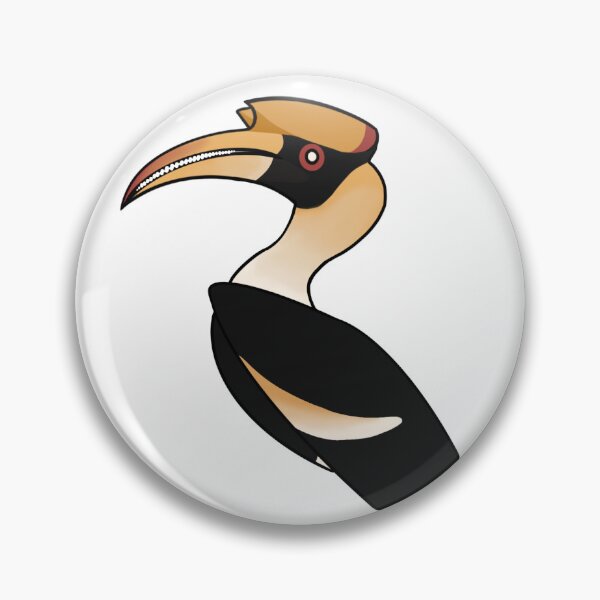 Item preview, Female Great Indian Pied Hornbill designed and sold by GhostoftheSea.