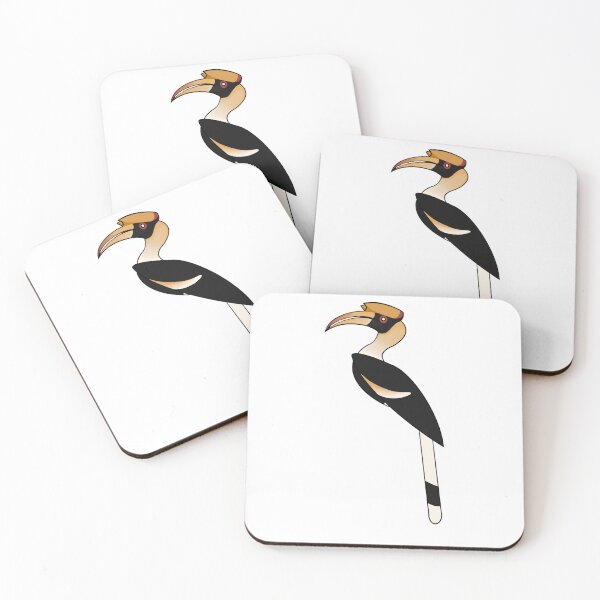 Item preview, Female Great Indian Pied Hornbill designed and sold by GhostoftheSea.
