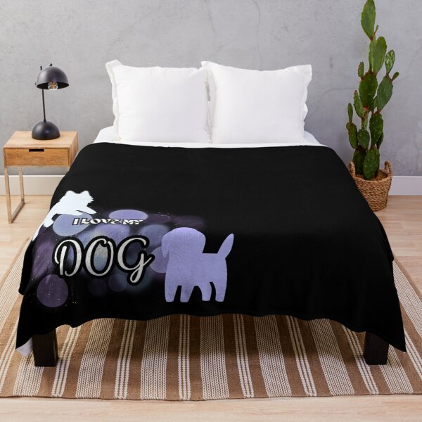 Item preview, I LOVE MY DOG (purple) designed and sold by KateJaxxon.