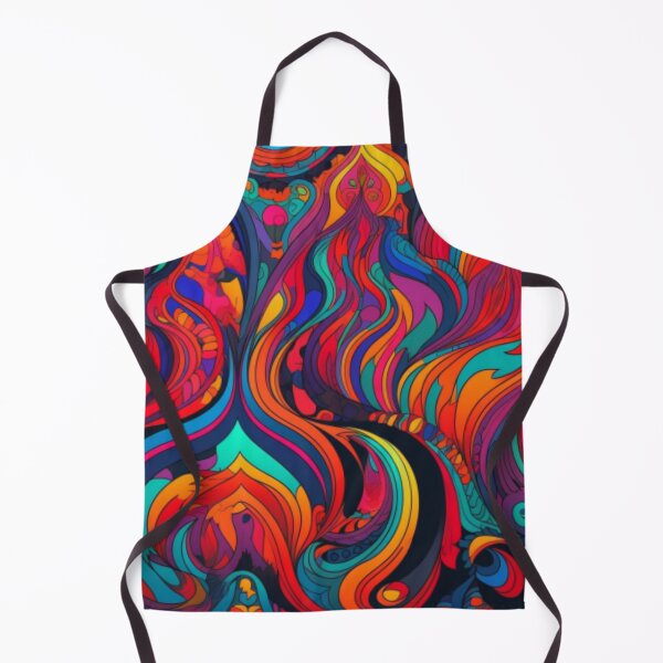 Item preview, Psychedelic Patterns in Bright Colors Art Print designed and sold by CRAZY&ART.