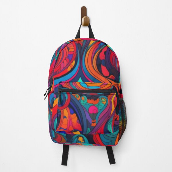 Item preview, Psychedelic Patterns in Bright Colors Art Print designed and sold by CRAZY&ART.