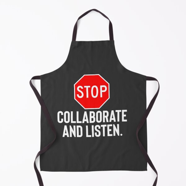 Item preview, Stop Collaborate and Listen designed and sold by Raw Creative Prints.