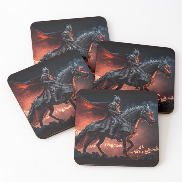 Item preview, Paladin on his Horse. designed and sold by MedusaPrintArt.
