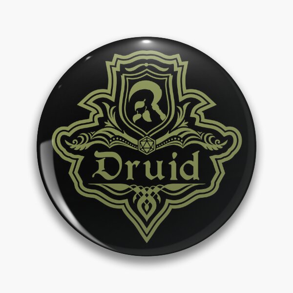 Artikelvorschau, D&D Druiden Klasse 1 Farbiges Emblem entworfen und verkauft von sunburstrpg.