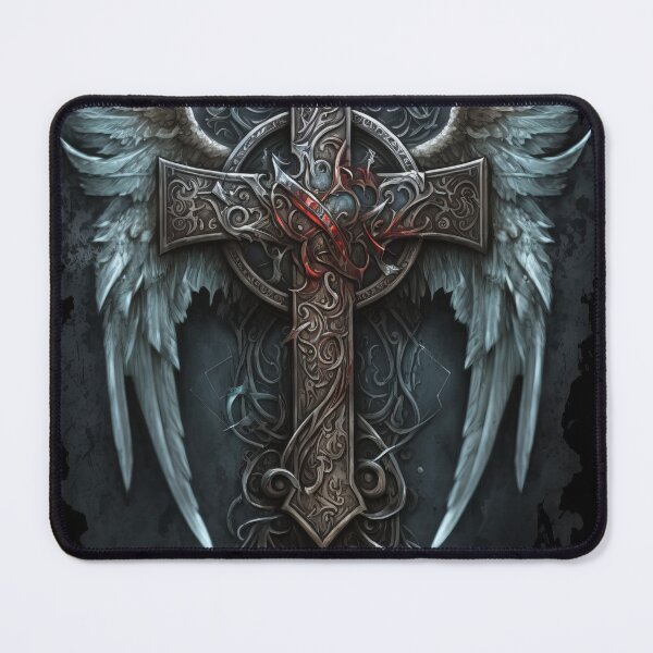 Item preview, Graffiti Cross with Angel Wings 3 designed and sold by Richard-Y.