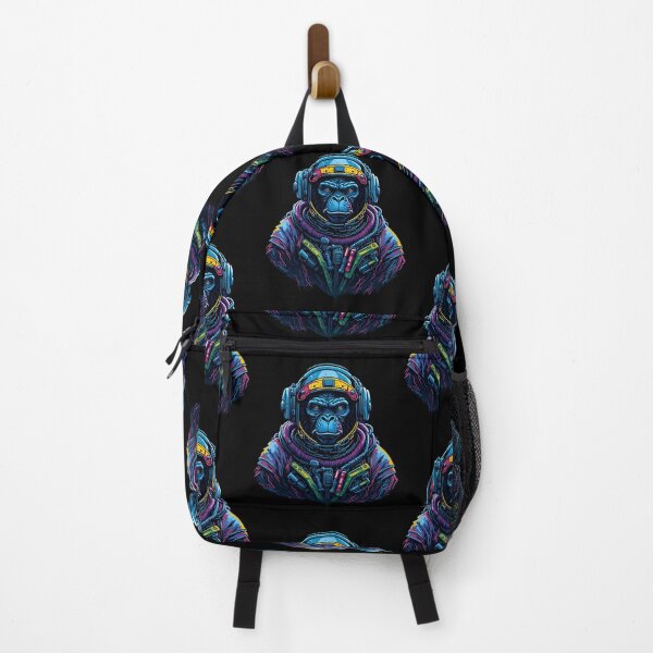 Item preview, Colorful Graffiti Illustration of Ape in Space Suit Design designed and sold by MediaPOX.