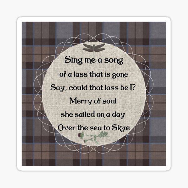 Item preview, Outlander - Fraser Tartan Kilt Dark - Libellule et fleurs de Sassenach designed and sold by dealchica.