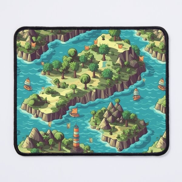 Artikelvorschau, Isometric island seamless pattern entworfen und verkauft von mliotard.