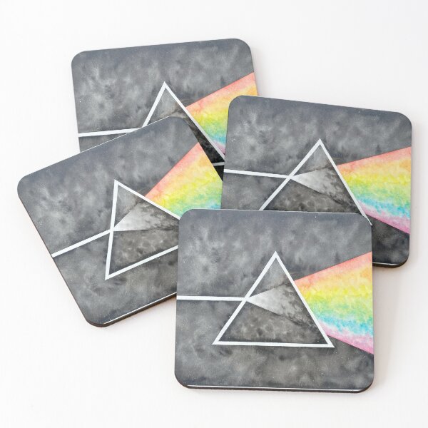 Item preview, Pink Floyd Dark Side of the Moon Watercolor Fanart designed and sold by BasketCaseyArt.