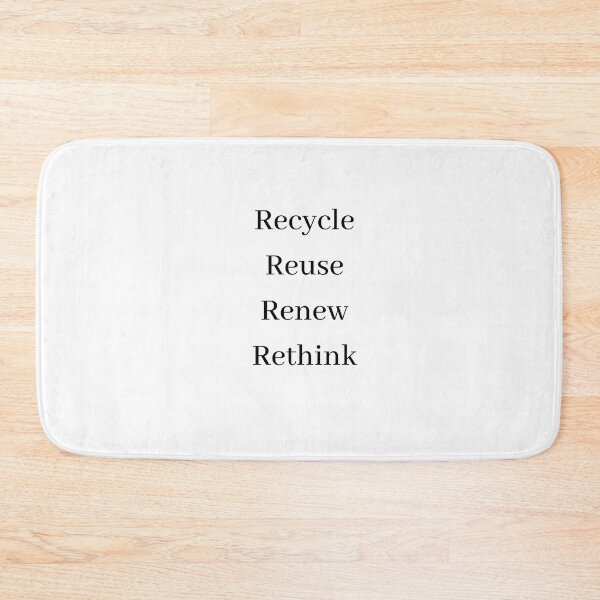 Artikelvorschau, Recycling Wiederverwendung Erneuern Umdenken entworfen und verkauft von erion-store.