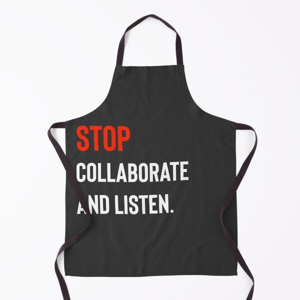 Item preview, Stop Collaborate and Listen designed and sold by Raw Creative Prints.