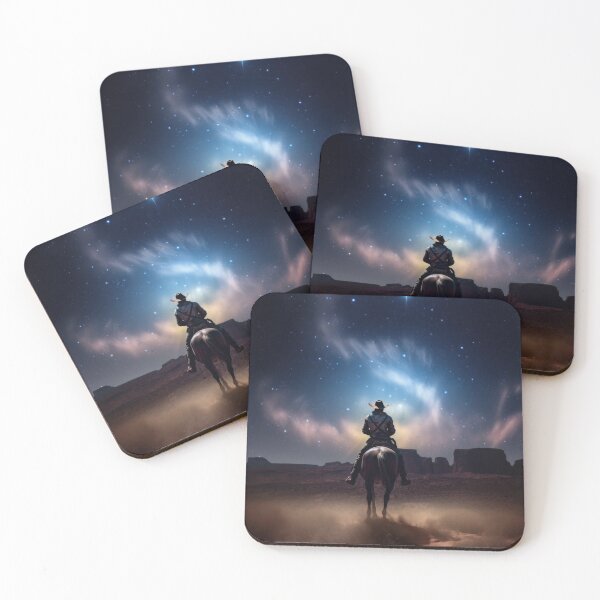 Item preview, Cowboy gazing at Milky Way designed and sold by frogg136.