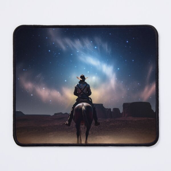 Item preview, Cowboy gazing at Milky Way designed and sold by frogg136.